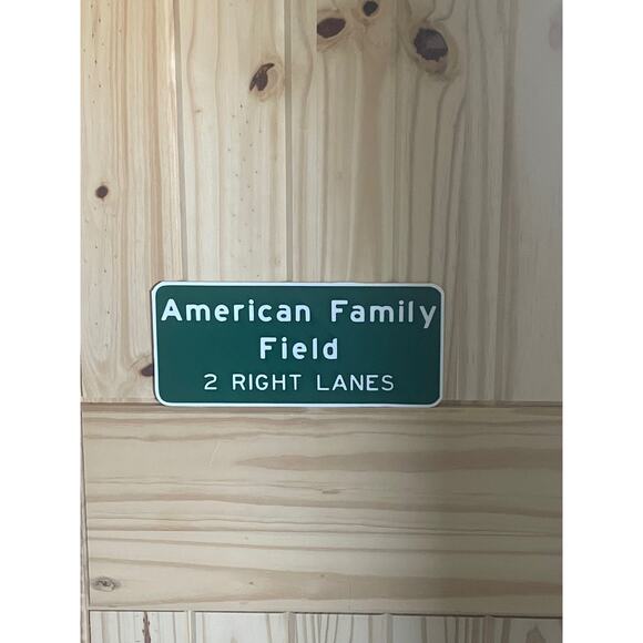 American Family Field Road Sign 3d print design - Picture 1 of 2